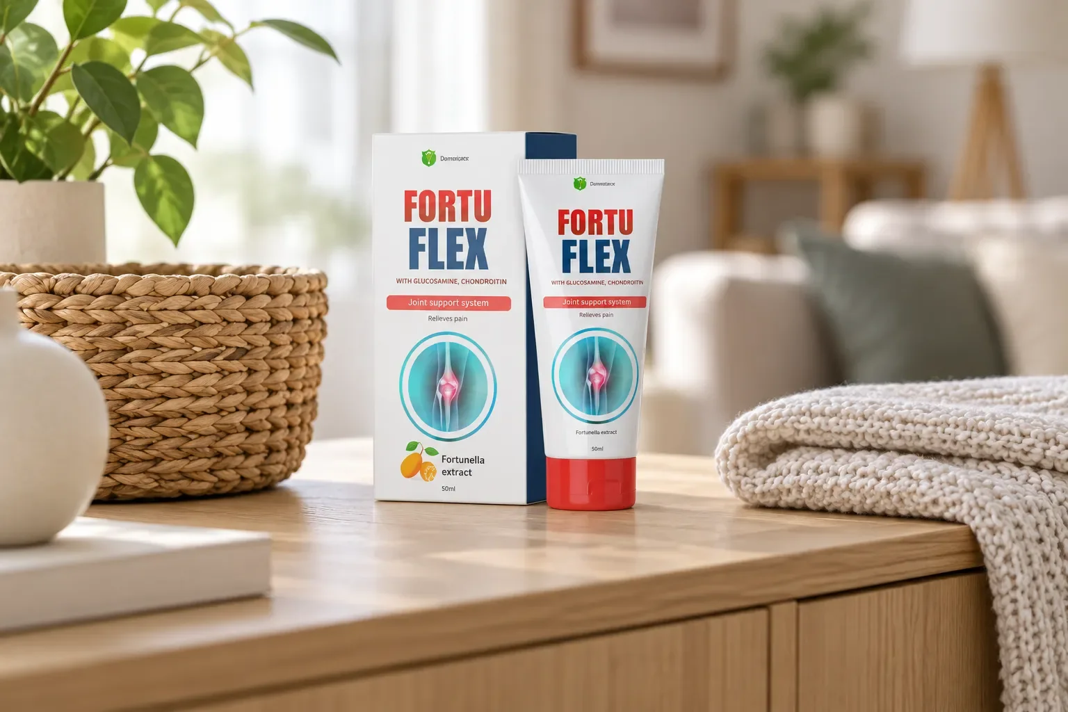Fortuflex cream — la confezione nella vita quotidiana