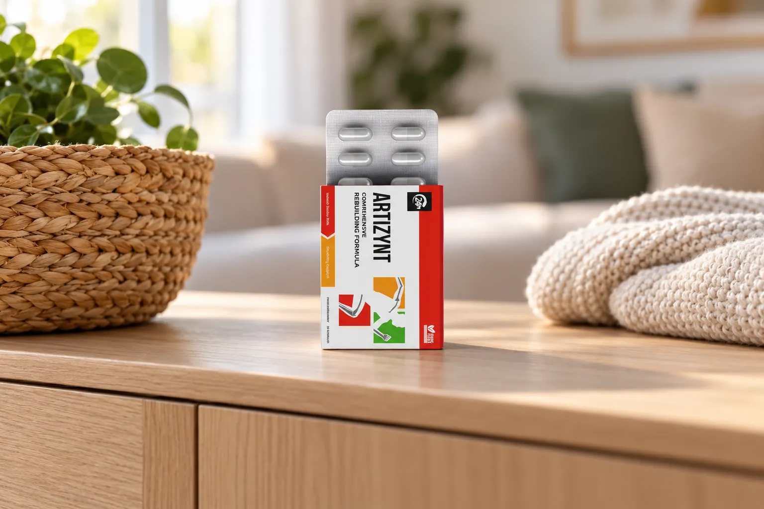 ArtiZynt Capsules — la confezione nella vita quotidiana