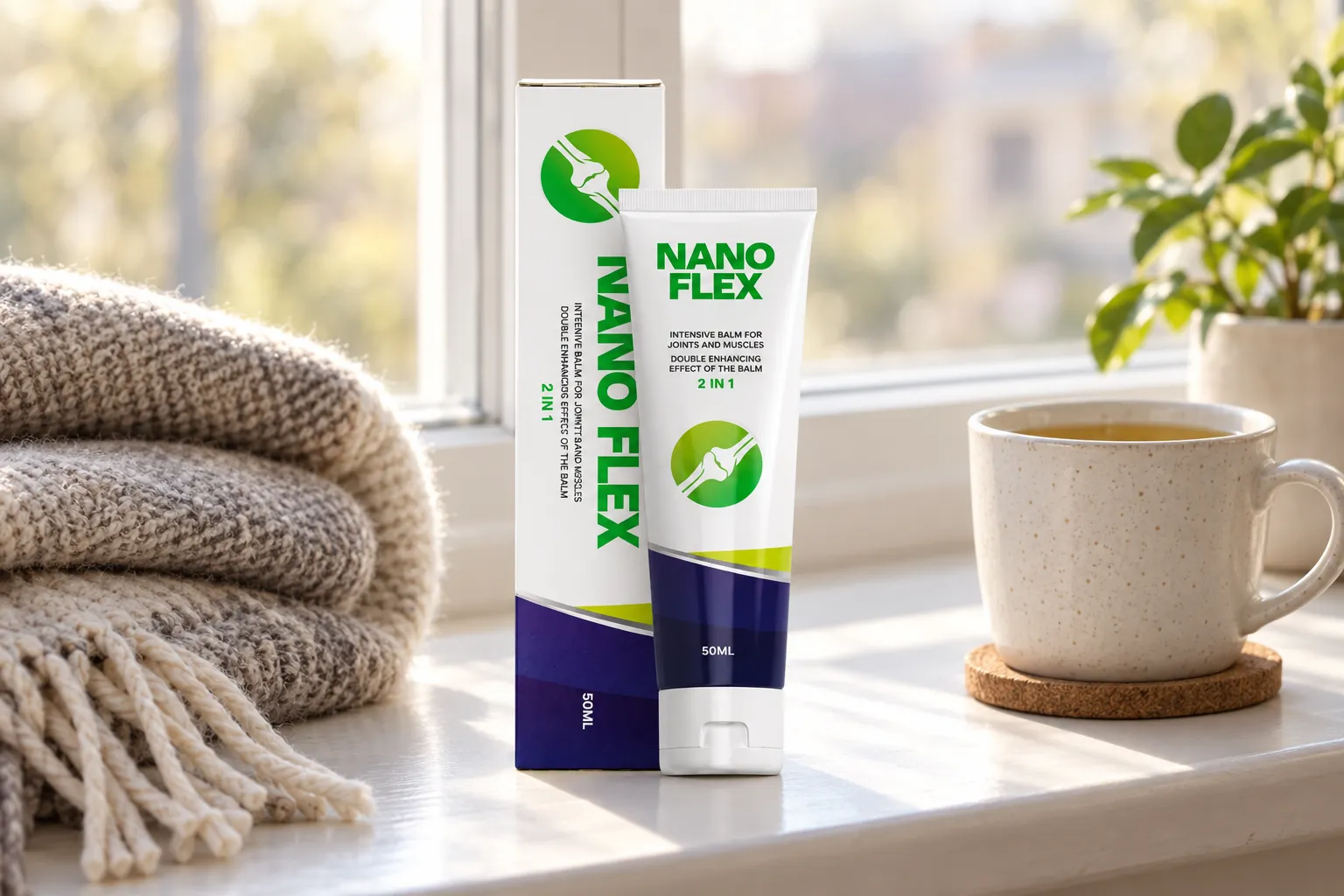 NanoFlex balm — la confezione nella vita quotidiana