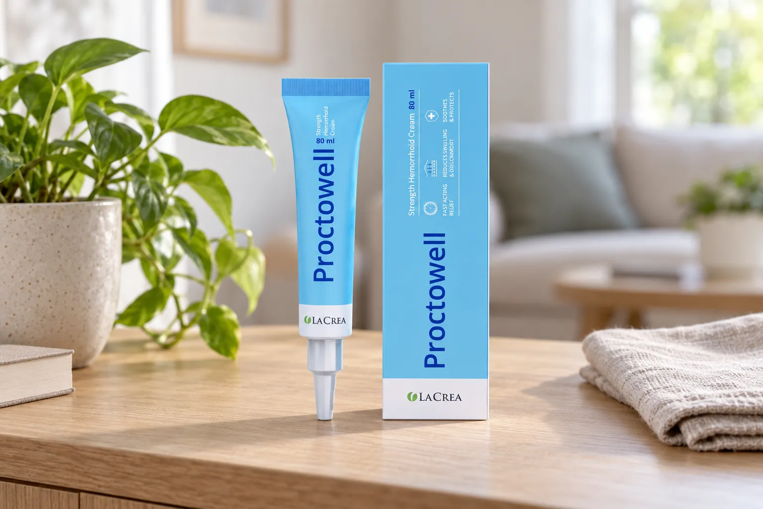 Proctowell — la confezione nella vita quotidiana