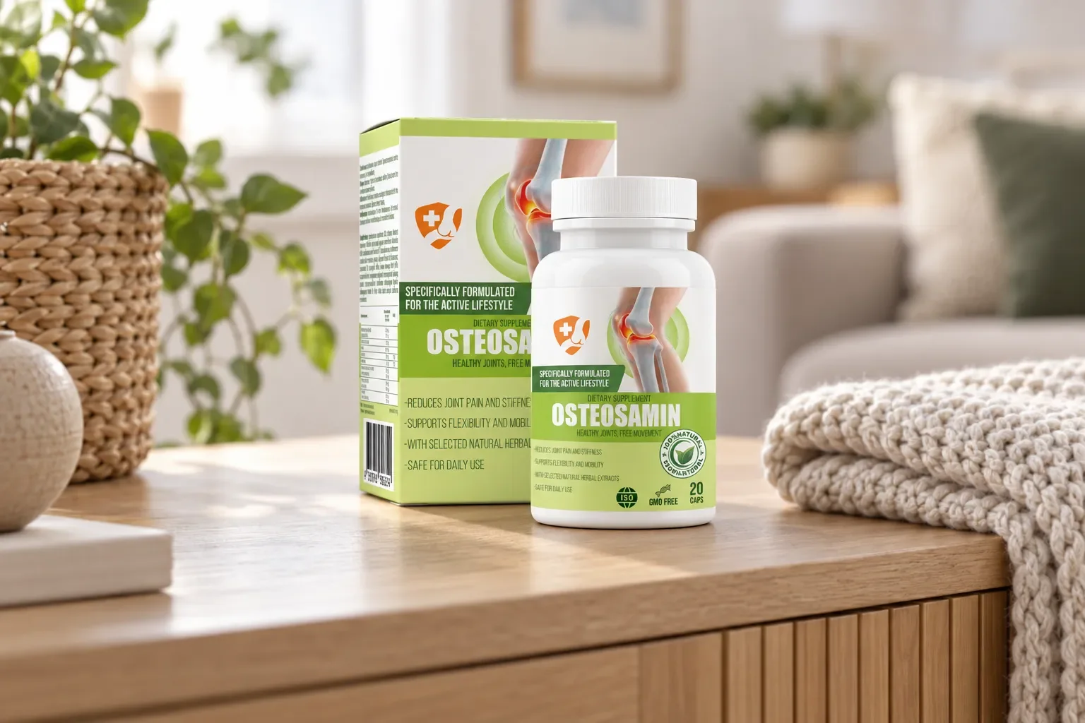 Osteosamin — la confezione nella vita quotidiana
