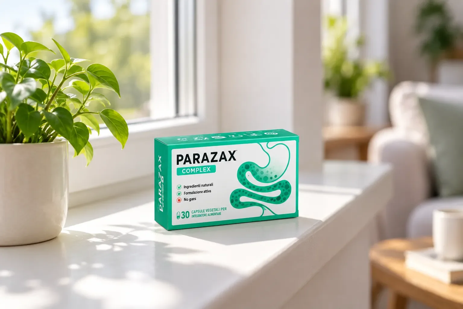 Parazax — la confezione nella vita quotidiana